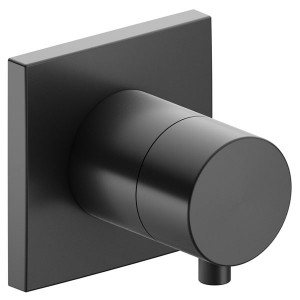 KE 3-Wege Ab-u.Umstellv.IXMO Comf.59549, eckig, Schwarzchrom gebürstet