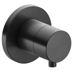 KE 3-Wege Umstellventil IXMO Comf.59548, rund, Schwarzchrom gebürstet