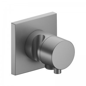 KE 3-Wege Umstellventil IXMO Comf.59548, Schlauchan./Brauseh., eckig, Alu-finish