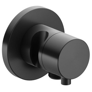 KE 3-Wege Umstellventil IXMO Comf.59548, Schlauchan./Brauseh.rund,Schwarzchr.geb.