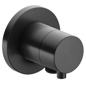 KE 3-Wege Umstellventil IXMO Comf.59548, Schlauchanschl.,rund,Schwarzchrom geb.