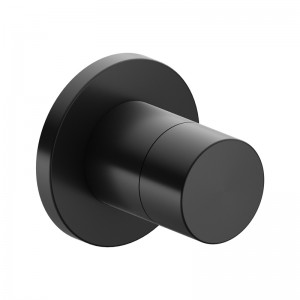 KE 3-Wege Umstellventil IXMO Pure 59548, rund, Schwarzchrom gebürstet