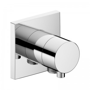 Keuco Absperrventil IXMO Comfort 59541, mit Schlauchanschluss, eckig, verchromt