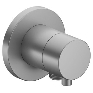 KE Absperrventil IXMO Comfort 59541,rund Schlauchanschluss, Aluminium-finish