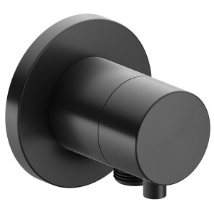 KE Absperrventil IXMO Comfort 59541,rund Schlauchanschluss, Schwarzchrom geb.