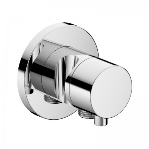 Keuco Absperrventil IXMO Comfort 59541, Schlauchanschl./Brauseh., rund,verchromt