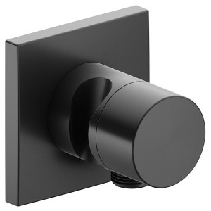 KE Absperrventil IXMO Pure 59541, eckig Schlauchanschl./Brauseh.Schwarzchrom geb