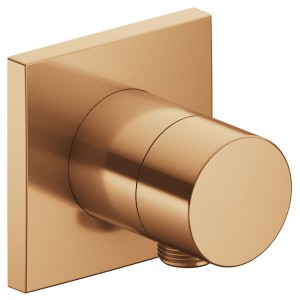 KE Absperrventil IXMO Pure 59541, eckig Schlauchanschluss, Bronze gebürstet