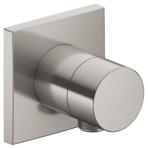 KE Absperrventil IXMO Pure 59541, eckig Schlauchanschluss, Edelstahl-finish