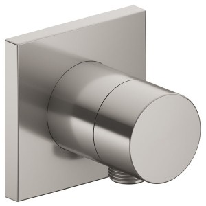 KE Absperrventil IXMO Pure 59541, eckig Schlauchanschluss, Nickel gebürstet