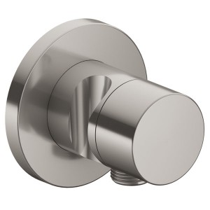 KE Absperrventil IXMO Pure 59541, rund Schlauchanschl./Brauseh., Nickel geb.