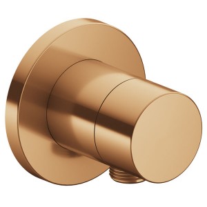 KE Absperrventil IXMO Pure 59541, rund Schlauchanschluss, Bronze gebürstet