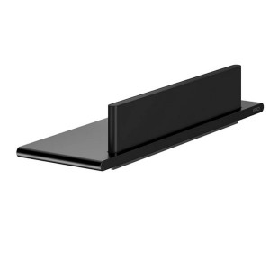 KE Duschablage Aveno 14659,  mit Duschabzieher, schwarz matt