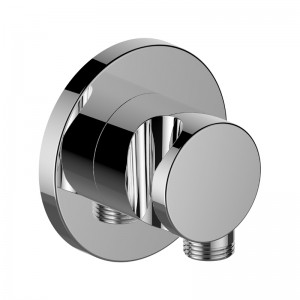 Keuco Schlauchanschluss IXMO 59592, Brausehalter, rund, verchromt
