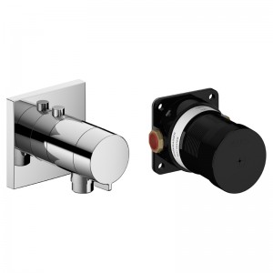 Keuco Set IXMO 59554, eckig, verchromt