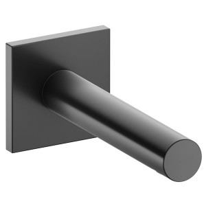 KE Wanneneinlauf IXMO 59545, eckig, 202 mm, Schwarzchrom gebürstet