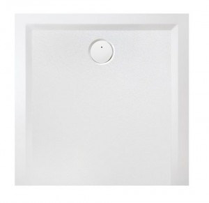 Hoesch Duschwanne Muna S 1200x1200x30 mit Antirutsch, Material Solique, weiß