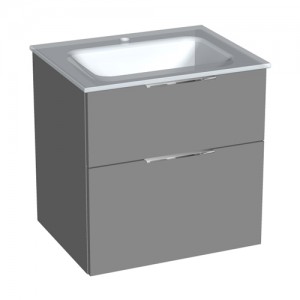 Burgbad Eqio Glas-Waschtisch + Unterschrank 620  