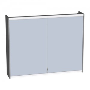Burgbad Yso Spiegelschrank+horiz.Beleuchtung PG1 Matt