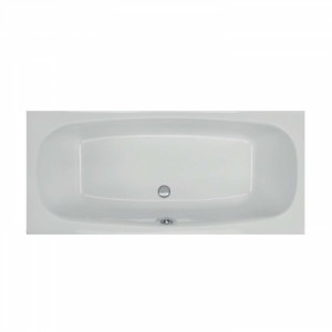 Acryl-Badewanne Acapulco 170 x 75 x 42cm weiss Bodenlänge 115cm, 220 Liter