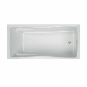 Acryl-Badewanne Andorra 160 x 75 x 45cm weiss Bodenlänge 119cm, 230 Liter