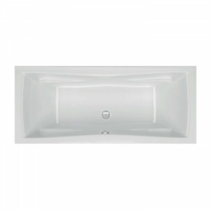 Acryl-Badewanne Antigua 180 x 80 x 44,5cm weiss Bodenlänge 113,5cm, 250 Liter