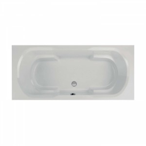 Acryl-Badewanne Bornholm 180 x 80 x 50cm weiss Bodenlänge 132cm, 355 Liter