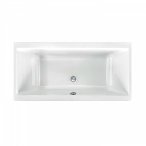 Acryl-Badewanne Malibu Eco 160 x 75 x 42,5cm weiss Bodenlänge 113cm, 220 Liter