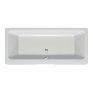 Acryl-Badewanne Venus 179 x 80 x 46,5cm weiss Bodenlänge 130,5cm, 270 Liter