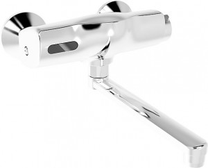 HA Waschtisch Elektronik-Temperier-Wand- Batterie Hansaconcerto 6445, verchromt