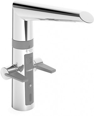 HA Spültisch-Elektronik-Einlochbatterie HANSAFIT Hybrid 6523 verchromt