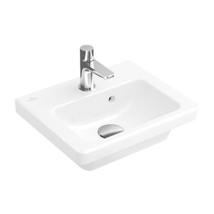 VB HWB Subway 2.0 7317 370x305mm 1-Loch Arm HL durchgest Überl Weiß Alpin