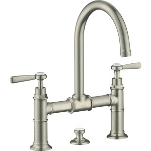 Hansgrohe Zweigriff Waschtischarmatur 220 Axor Montreux Brücke Hebelgriff BN
