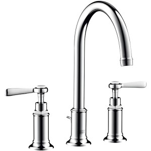 Hansgrohe 3-Loch Waschtischarmatur 180 Axor Montreux Standmodell Hebelgriff chrom