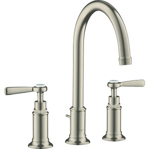 Hansgrohe 3-Loch Waschtischarmatur 180 Axor Montreux Standmodell Hebelgriff BN