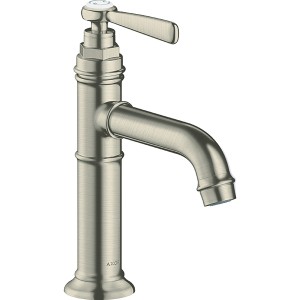 Hansgrohe AXOR Montreux Einhebel-Waschtischmischer 100 ohne Ablaufgarnitur, nickel gebürstet 16516820