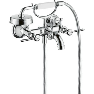 Hansgrohe Zweigriff Wannenarmatur Aufputz Axor Montreux Hebelgriff chrom