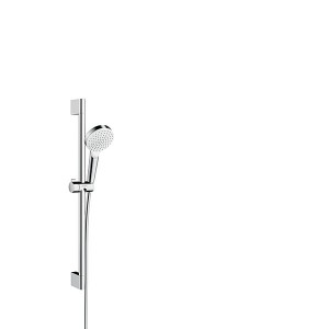 Hansgrohe Brausenset Crometta 1jet EcoSmart 9 l/min/Unica 650mm weiss/chrom