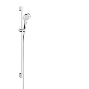 Hansgrohe Brausenset Crometta 1jet EcoSmart 9 l/min/Unica 900mm weiss/chrom