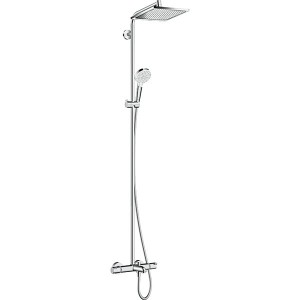 Hansgrohe Showerpipe Crometta E 240 für Wanne chrom mit Thermostat