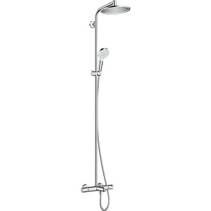 Hansgrohe Showerpipe Crometta S 240 für Wanne chrom mit Thermostat
