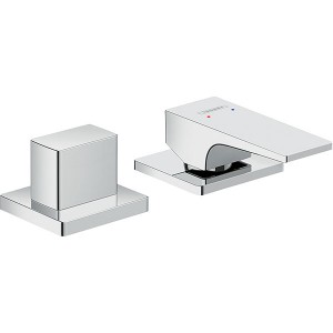 Hansgrohe 2-Loch Wannenmischer Metropol F-Set chrom Wannenrandmontage