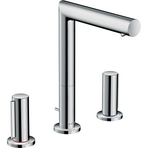 Hansgrohe 3-Loch Waschtischarmatur 200 Axor Uno Zerogriff chrom