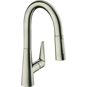 Hansgrohe Spültischmischer Talis S 160 edelstahl-optik mit Ausziehbrause
