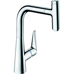 HG Spültischmischer Talis Select S 220 chrom mit Ausziehauslauf
