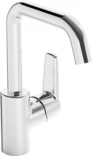 HA Waschtisch-Einhandmischer Hansapolo 5154 seitlich bedient, verchromt