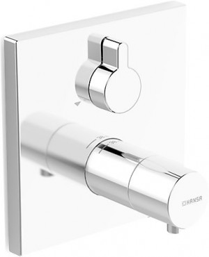 HA Funktionseinheit mit Dekorset Therm.- Wannen-Batt. Hansaliving 4058, verchr.