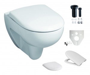 Geberit Renova spülrandloses, wandhängendes Tiefspül-WC 203050000