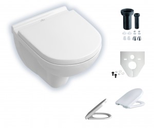 Villeroy & Boch O.Novo wandhängendes-Tiefspül-WC Compact 56881001