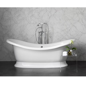 Victoria & Albert, Marlborough Badewanne mit Sockel weiß